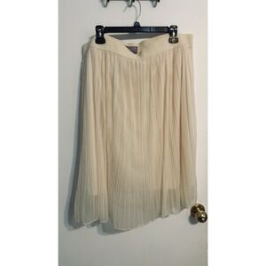 Metro Wear Women's Cream Skirt Size 3xL